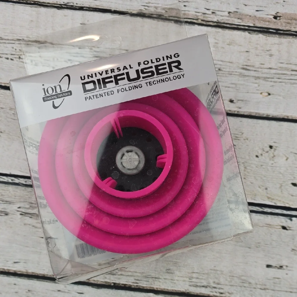 Ion Universal Folding Diffuser in Pink - Picture 1 of 11
